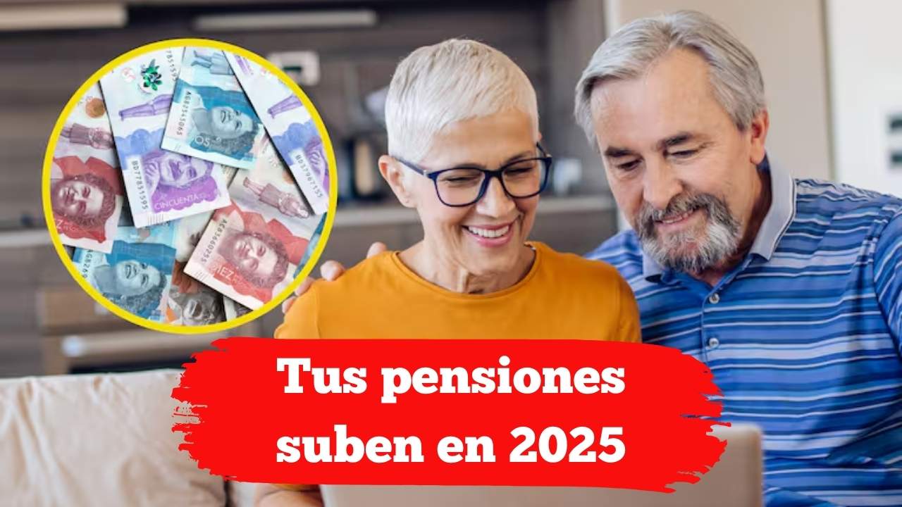 Tus pensiones suben en 2025: descubre cuánto más cobrarás cada mes y la fecha exacta