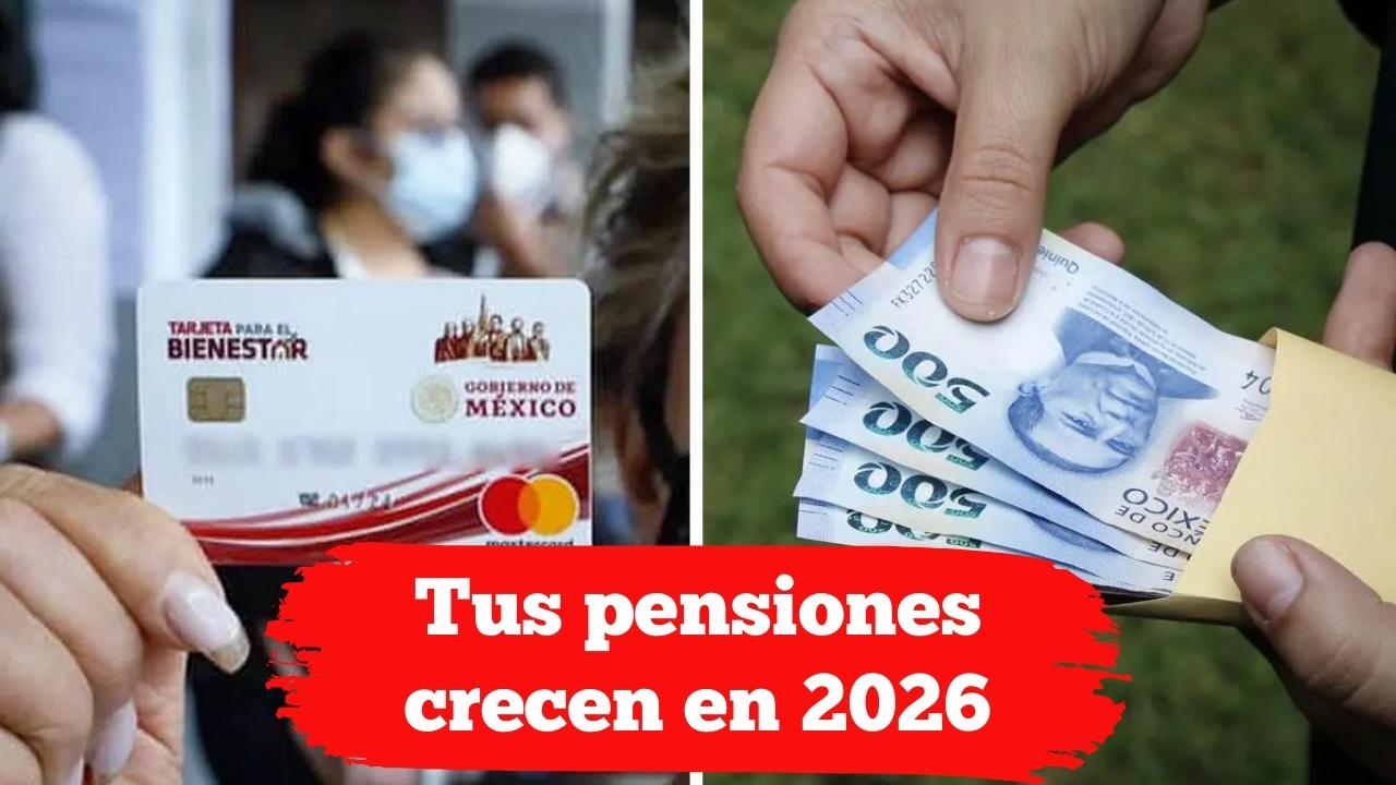 Tus pensiones crecen en 2026: guía rápida de incrementos mes a mes