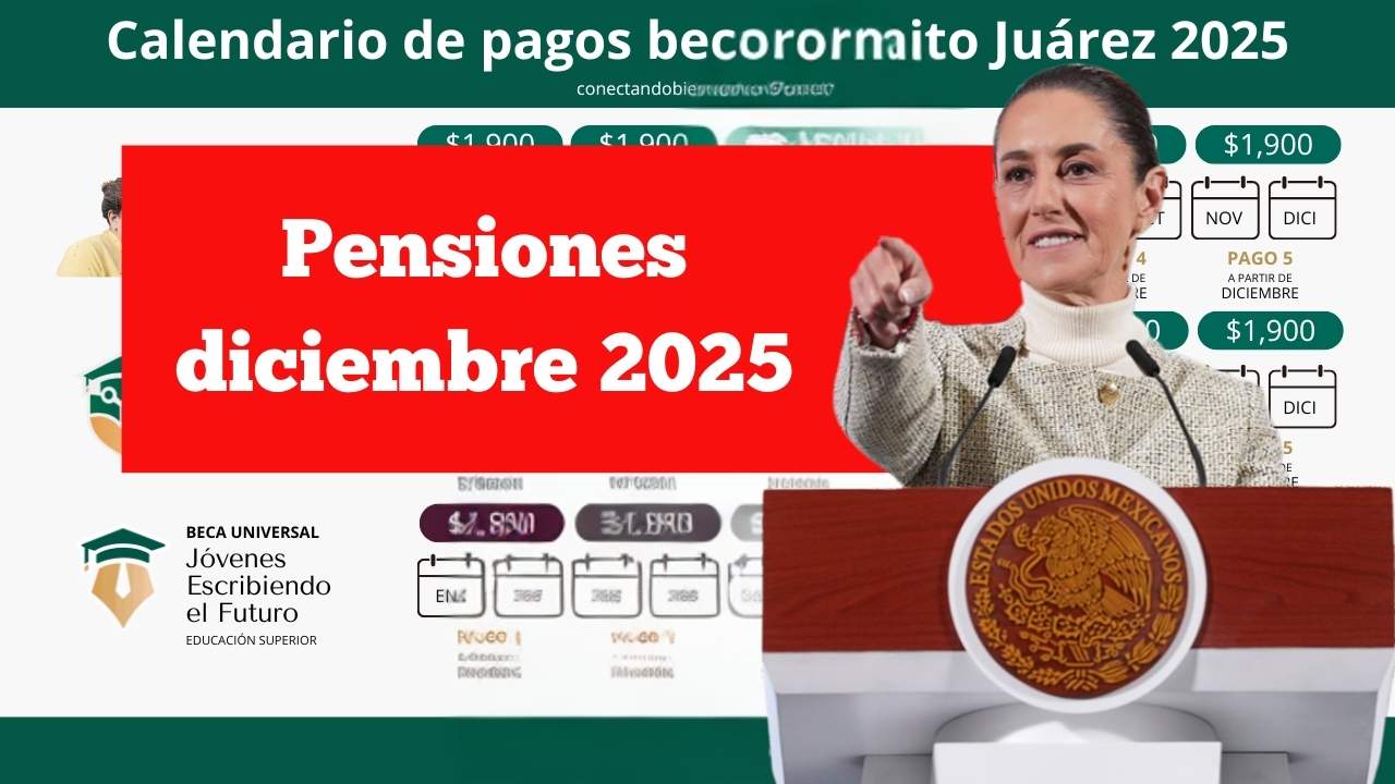 Pensiones diciembre 2025: bancos confirman fechas de pago, entérate cuándo cobras