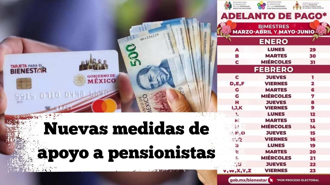 Nuevas medidas de apoyo a pensionistas: quién califica y fechas de cobro en enero